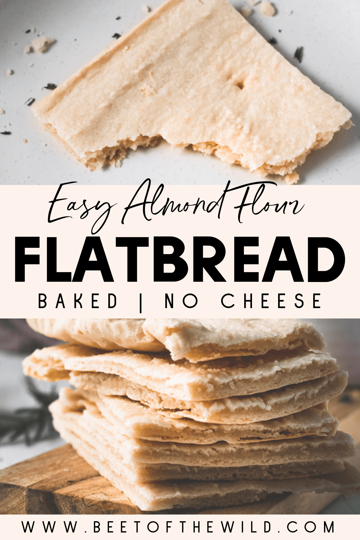 Easy Almond Flour Flatbread (Baked, No Cheese) | Beet of the Wild