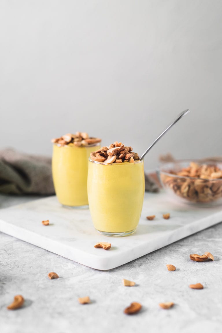 Healthy Vegan Banana Cream Pudding With Turmeric | Beet of the Wild