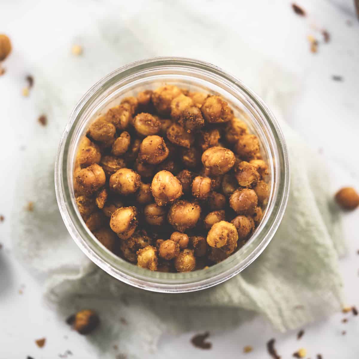 Healthy Roasted Chili Lime Chickpeas